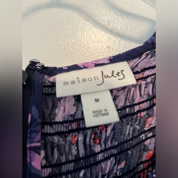 💜 Maison Jules midi length jumpsuit. Size medium. Gently used. 💜 - Picture 9 of 9